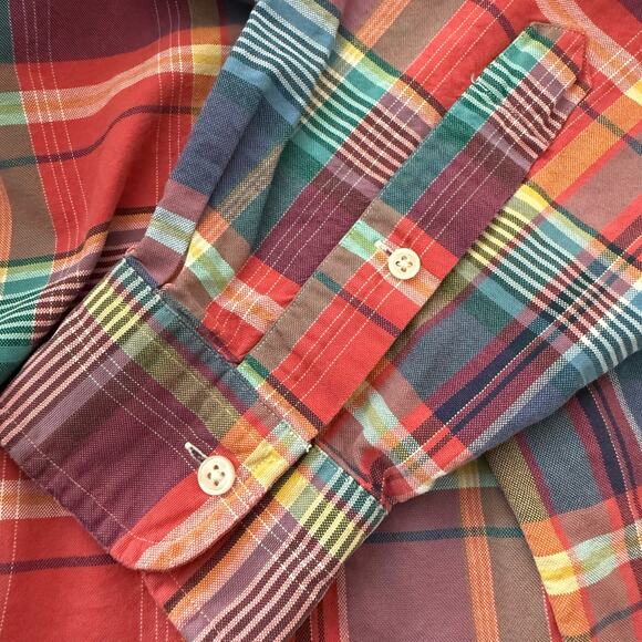 Ralph Lauren color pony  button down plaid shirt long sleeve men’s 2XLT tall XXL - Picture 10 of 12